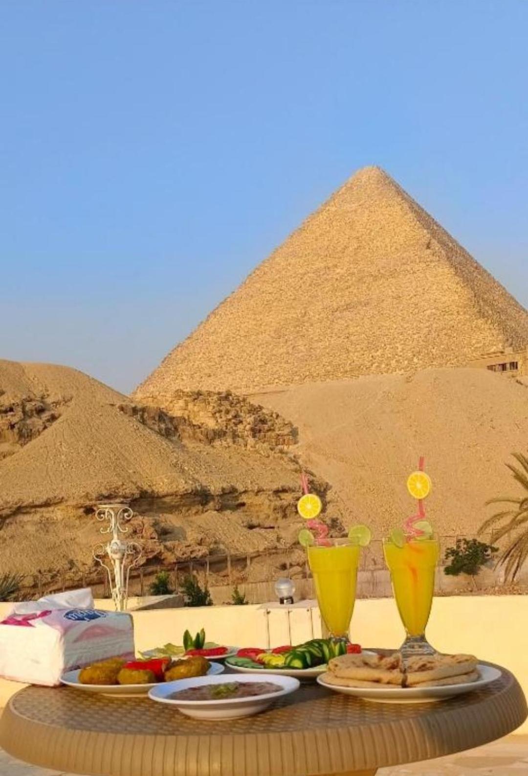 Pyramid View Gh Hotel Kafrat al Jabal Bagian luar foto