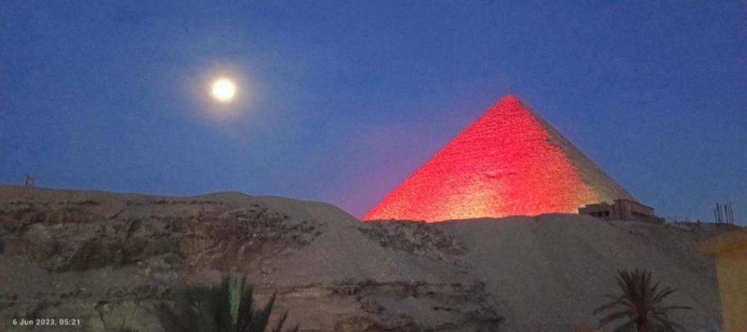 Pyramid View Gh Hotel Kafrat al Jabal Bagian luar foto