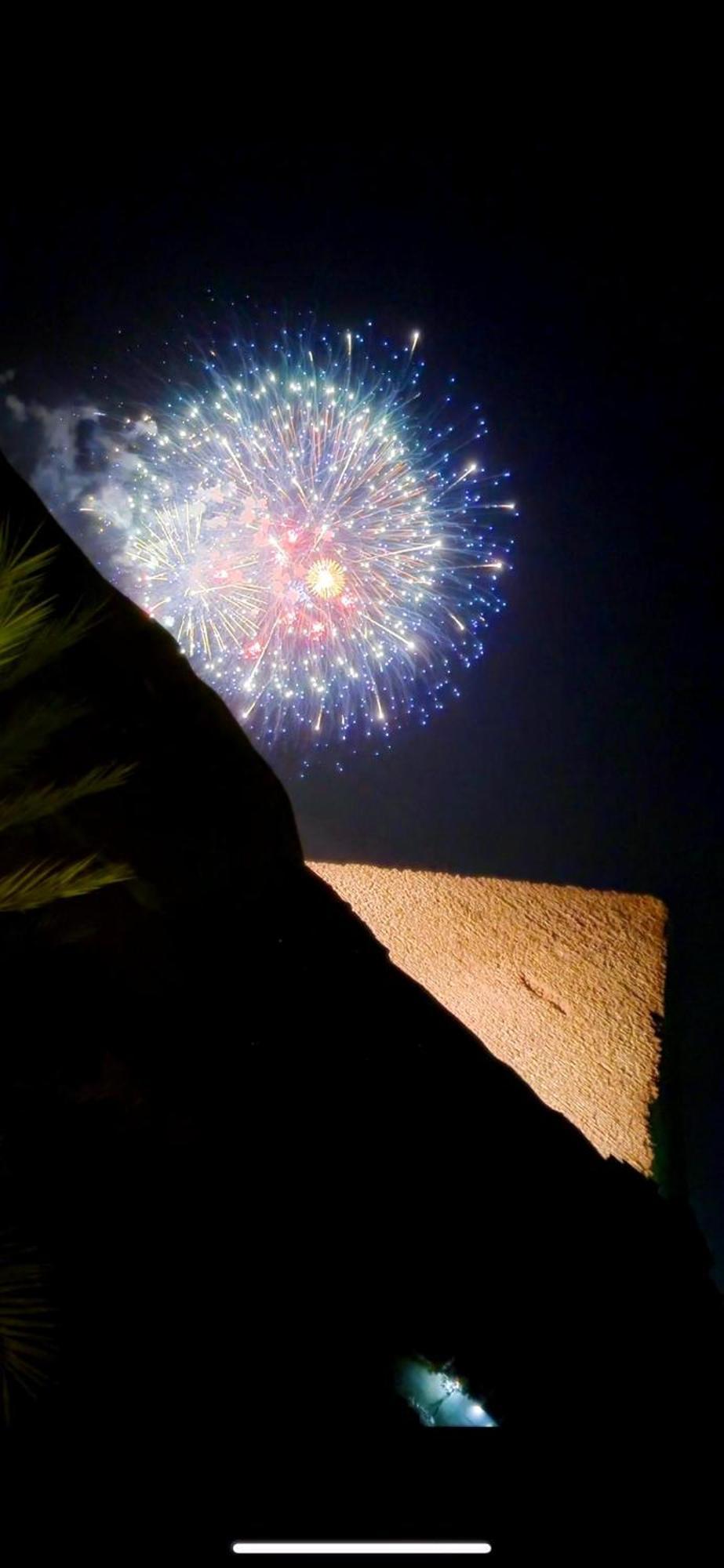 Pyramid View Gh Hotel Kafrat al Jabal Bagian luar foto