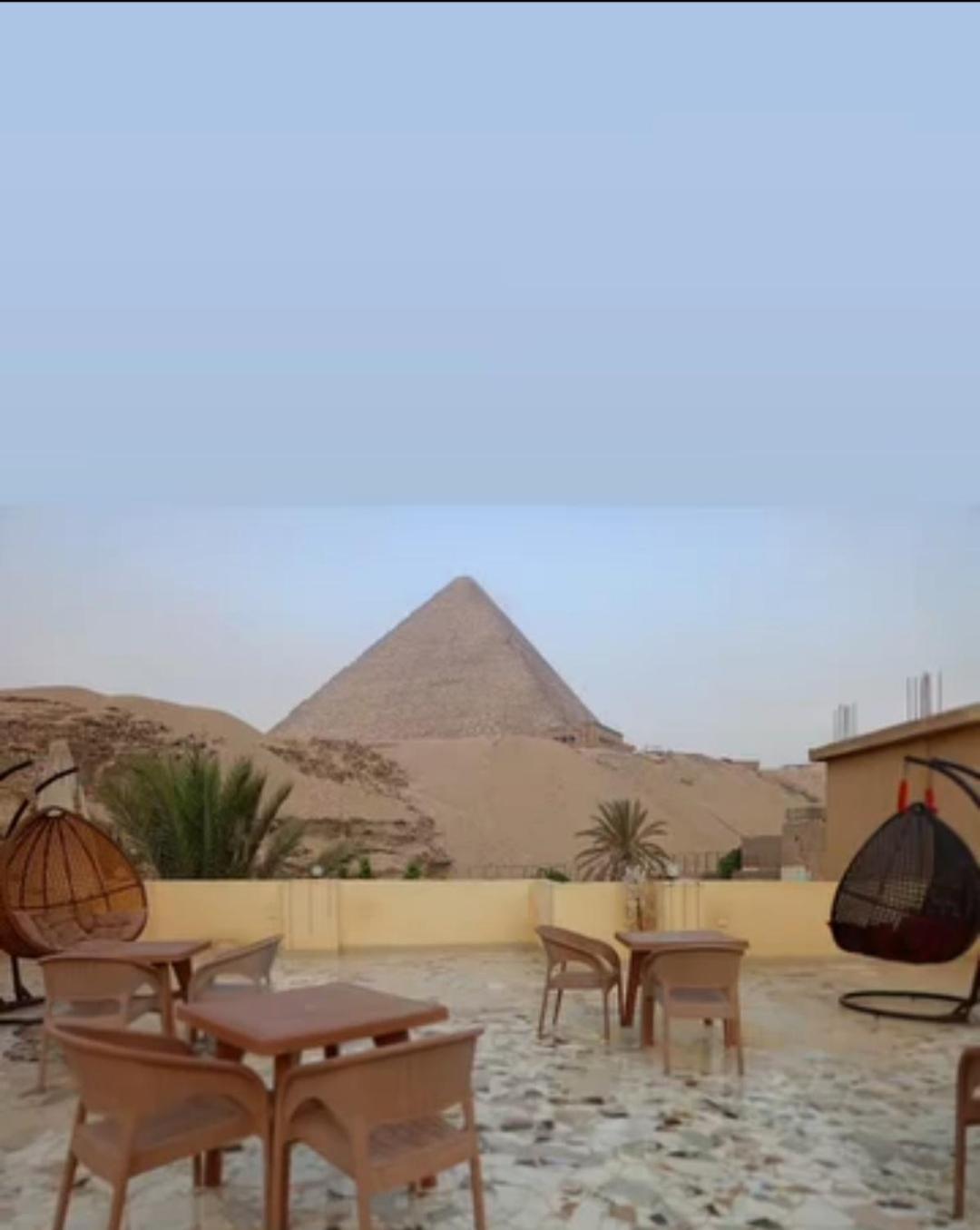 Pyramid View Gh Hotel Kafrat al Jabal Bagian luar foto