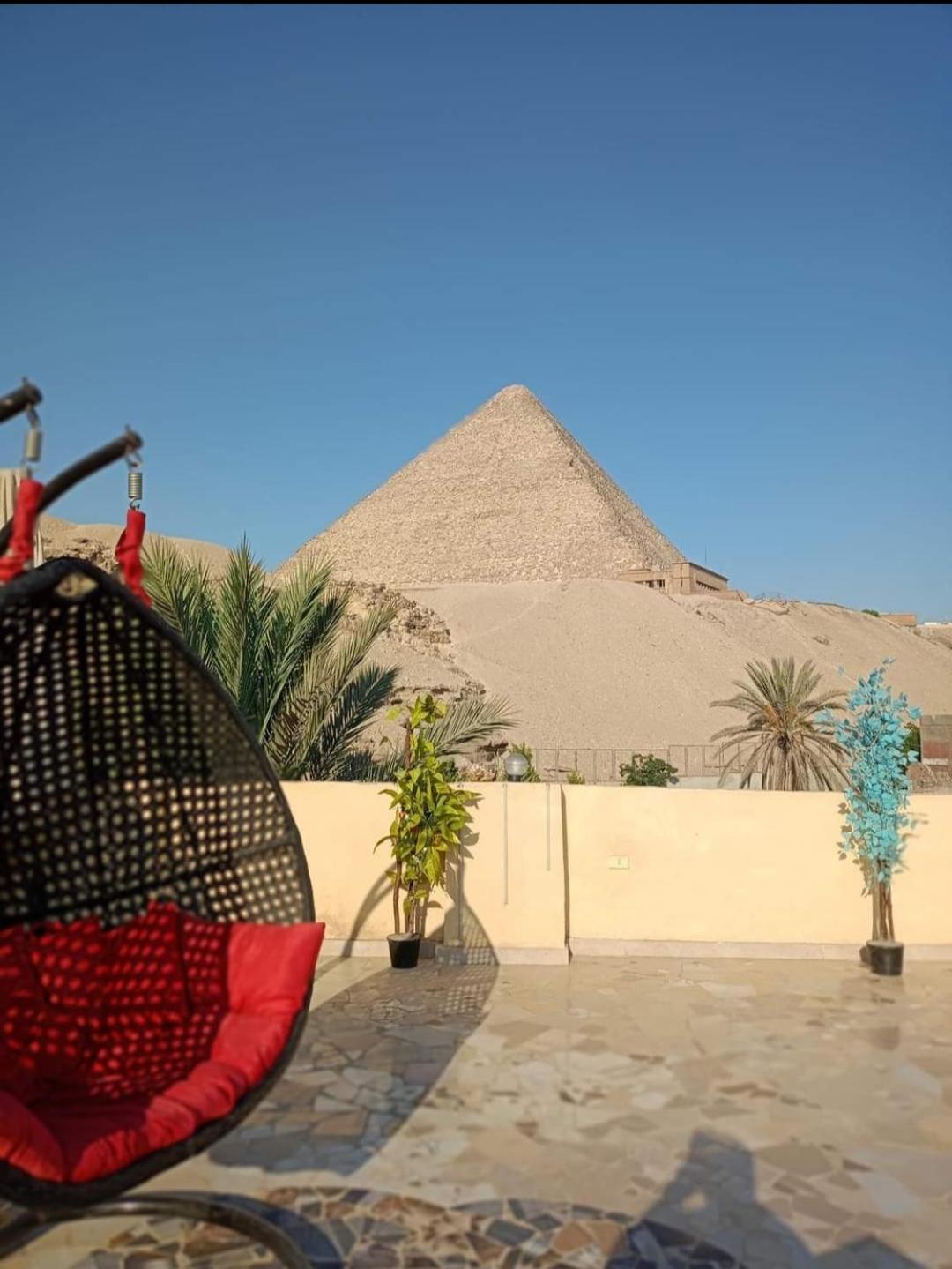 Pyramid View Gh Hotel Kafrat al Jabal Bagian luar foto