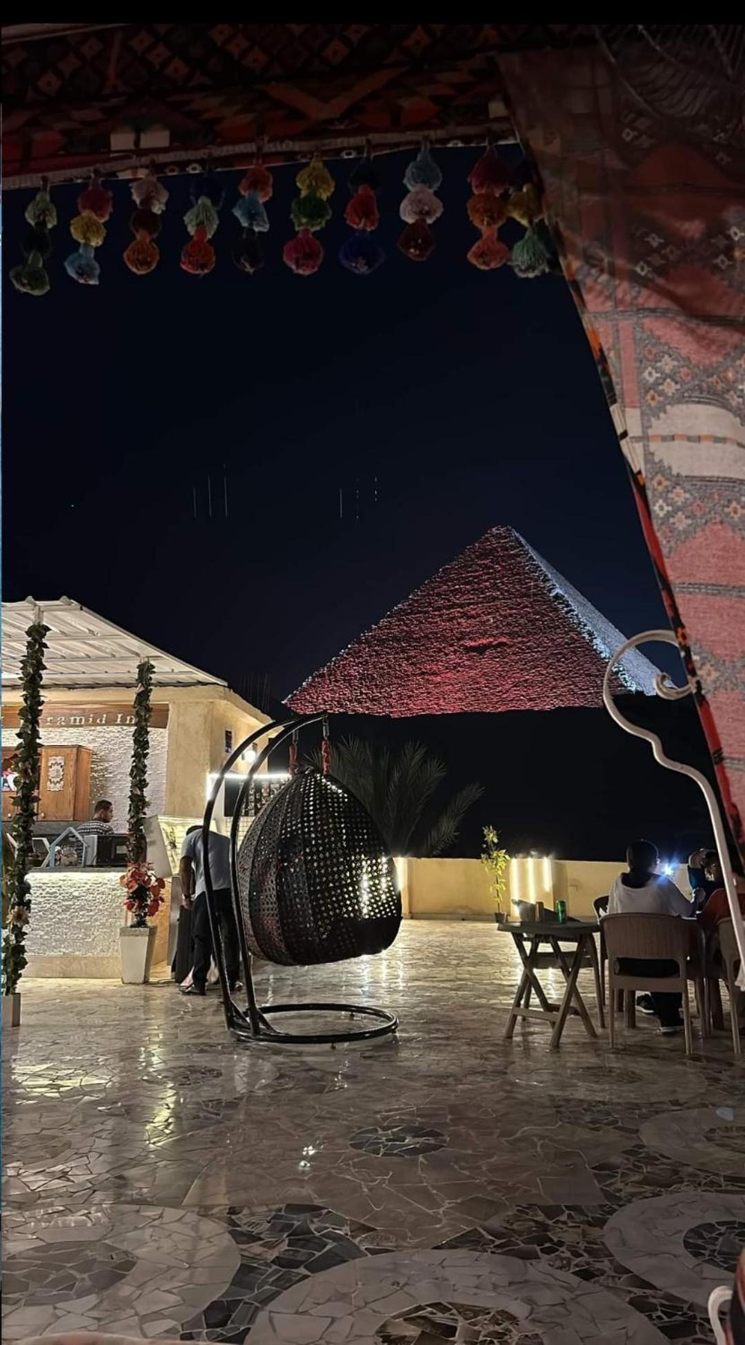 Pyramid View Gh Hotel Kafrat al Jabal Bagian luar foto